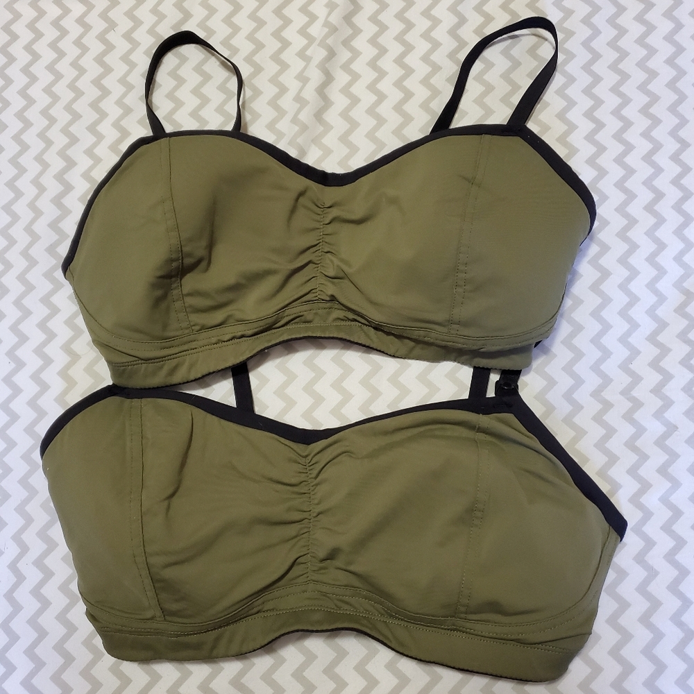 Motherhood Maternity Olive Green Nursing Bras